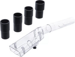 BGS technic Cap aspiraţie pentru pistol de curăţare pneumatic | mic | cu 4 adaptoare | pentru BGS 70150 (BGS 70151)
