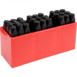 TOYA Set litere de poansonat 8mm, 27 piese (YT-6863) (YT-6863)