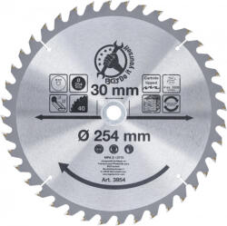 BGS technic Disc fierăstrău circular carburi metalice | Ø 254 x 30 x 3, 2 mm | 40 dinţi (BGS 3954) (3954) Fierastrau