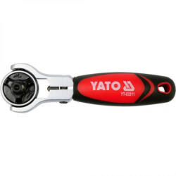 TOYA Clișeu cu clichet 1/4" 72T pentru biți și chei tubulare (YT-03311)