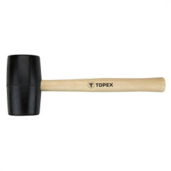 TOPEX Ciocan de cauciuc 58mm/450g, mâner din lemn dur (02A344) - sculeforte Ciocan