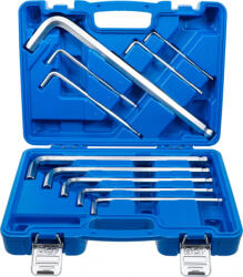 BGS technic Set chei tip L | "Max" | hexagon interior 3 - 17 mm | 10 piese (BGS 795) (795) Cheie imbus