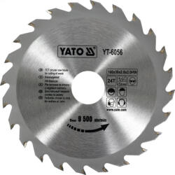 TOYA Disc fierăstrău pentru lemn 160/30/24 (YT-6056) (YT-6056) Fierastrau