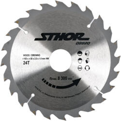 STHOR Disc fierăstrău HM pentru lemn D160 T24 D30 (08820) (ST-08820) Fierastrau