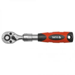 TOYA Clișeu cu clichet 1/4" 72T telescopic (150-200 mm) CrV (YT-0297)