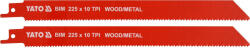 TOYA Lamă lemn-metal 225 mm 2 buc 10TPI (YT-33933) (YT-33933) Fierastrau
