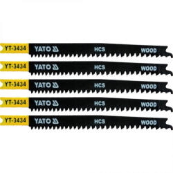 TOYA Pânză ferăstrău pendular T12TPI pentru metal 5 buc/set (YT-3434) (YT-3434) Fierastrau