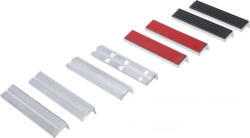 BGS technic Bacuri de protecţie magnetice pentru menghină | Aluminiu | 150 mm | 8 piese (BGS 8442-2) (8442-2) Menghina