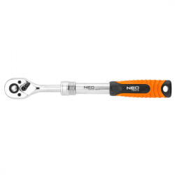 NEO TOOLS Cheie cu clichet 1/2", telescopică 305-445mm, DIN 3122 (08-515)