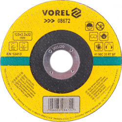 TOYA disc taiat piatra 125x3, 2x22 mm (8672) (VO-08672) Disc de taiere
