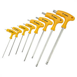 TOPEX SET IMBUS 8buc, CU MÂNER T (35D967) (35D967) Cheie imbus