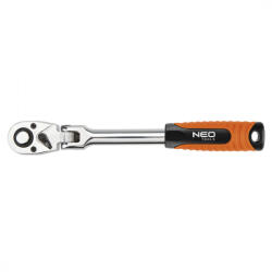 NEO TOOLS Cheie cu clichet 1/2", 285mm, flexibilă, DIN 3122 (08-519)