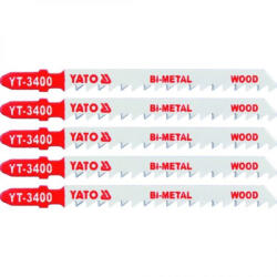 TOYA Pânză ferăstrău pendular T10TPI pentru lemn 5 buc/set (bi-metal) (YT-3400) (YT-3400) Fierastrau