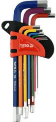 TOYA Set chei imbus lungi 9 piese 1, 5-10 mm S2 (YT-05631) (YT-05631) Cheie imbus