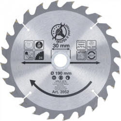 BGS technic Disc fierăstrău circular carburi metalice | Ø 190 x 30 x 2, 5 mm | 24 dinţi (BGS 3952) (3952) Fierastrau