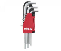 TOYA Set chei imbus 9 piese (2-10) CrV (YT-0502) (YT-0502) Cheie imbus