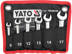 TOYA set chei combinate articulate cu clichet scurte 7 piese 8-19 mm (YT-16977) - sculeforte