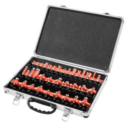 GRAPHITE Set de freze pentru freză de sus, 8mm, 35buc (56H240) (56H240) Fierastrau