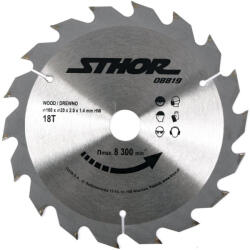 TOYA Disc TCT pentru lemn D160 T18 D20 (08819) (ST-08819) Fierastrau