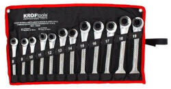 KROFTOOLS set chei combinate speciale cu clichet, 12 piese (120200) (K-120200)