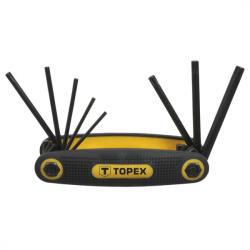 TOPEX SET TORX 8buc, T9-40 (35D959) (35D959) Cheie torx