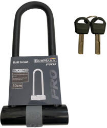 BORMANN Pro Lacăt U motocicletă, cu protecție din plastic (BLK1320) (BLK1320)