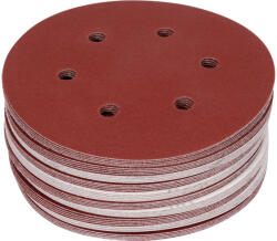 TOYA Disc fibră tip arici 150 mm / P180, 6 găuri, 50 buc (YT-834587) (YT-834587)