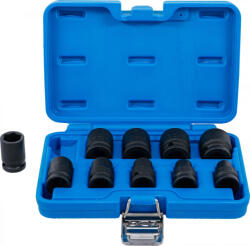 BGS technic Set chei tubulare de impact 6 colțuri | 12, 5 mm (1/2") | 3/8 - 15/16" | Mărimi în ţoli | 10 piese (BGS 74296) (74296) Cheie tubulara