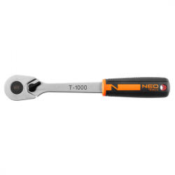 NEO TOOLS Cheie cu clichet 1/2", 90 de dinți, T-1000 (10-300)