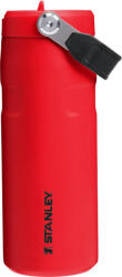 STANLEY Sticlă termică cu pai IceFlow Chili Black 470 ml (10-12110-0211)
