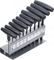 BGS technic Set imbusuri cu maner T, H2 - H10 mm , 10 piese (BGS 791) - sculeforte Cheie imbus