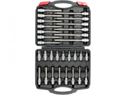 TOYA Set biți tubulare 30 piese imbus 1/2" 5-19 mm CrV (YT-77540) - sculeforte Cheie tubulara
