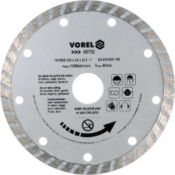 TOYA disc diamantat turbo 125 mm (8752) - sculeforte Disc de taiere