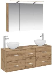 vidaXL Комплект мебели за баня 4 бр. Дъб артизан 100 x 14, 5 x 70 см (3406702)