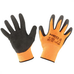 NEO TOOLS Mănuși de muncă, acoperite cu latex, poliester, 3131X, 11" (97-641-11) (97-641-11)