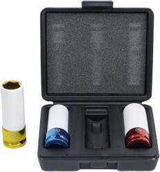 BGS DIY Set tubulare adanci de impact 17, 19 si 21mm cu protectie pentru jante din aliaj, antrenare 1/2" (BGS 7310) (7310) Cheie tubulara