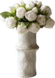 Botane Buchet de flori artificiale Botane trandafiri 27 cm, alb (BOT-WH-BU-001)