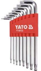 TOYA Set chei Torx 8 piese T9-T40 cap sferic (YT-05123) (YT-05123) Cheie torx