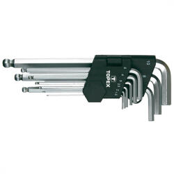 TOPEX SET IMBUS 9buc, GLOBULAR 1.5-10MM (35D957) Cheie imbus