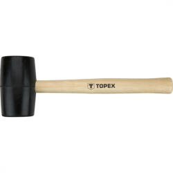 TOPEX Ciocan de cauciuc 50mm/340g, mâner din lemn dur (02A343) - sculeforte Ciocan