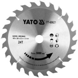 TOYA Disc fierăstrău pentru lemn 185×20×1, 5 mm / 24T (YT-60621) Fierastrau