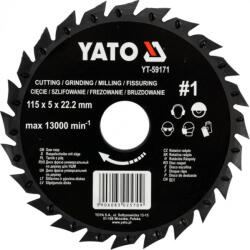 TOYA Disc de tăiere tip răspăluit 115 mm (YT-59171) (YT-59171) Pila