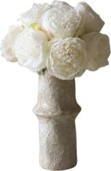 Botane Buchet flori artificiale Botane bujori 33 cm alb (BOT-BOU-075)