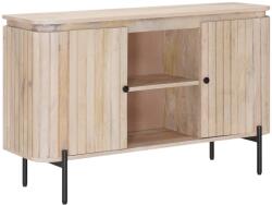 vidaXL Bufet 105 x 30 x 65 cm Lemn Mango Solid si Lemn Stratificat GartenMobel Dekor (42020112) Comoda