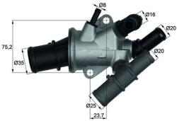 MAHLE Termostat, lichid racire MAHLE TI 165 88 (TI 165 88)