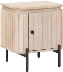 vidaXL Noptiera handmade Alb 40 x 30 x 45 cm Lemn de mango solid GartenMobel Dekor (42020107)