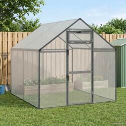 vidaXL Cusca pentru pasari Antracit 181, 5 x 221 x 173, 5 cm GartenMobel Dekor (42036857)