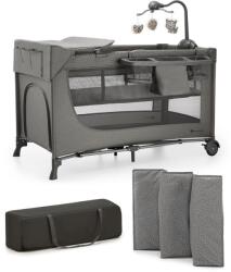 KinderKraft Joy 2 with accessories 120x60 Dark Grey utazóágy