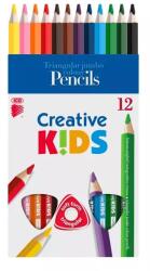 ICO Creative Kids: Vastag színes ceruza - 12 db-os (7140133002) - jateknet
