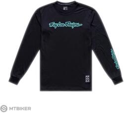 Troy Lee Designs Skyline Ride Tee mez, signature black/real teal (M)
